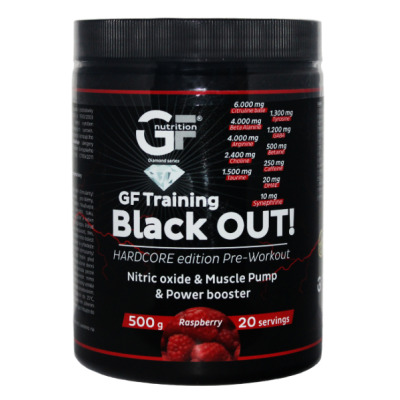 GF Training Black OUT  500 g - raspberry 