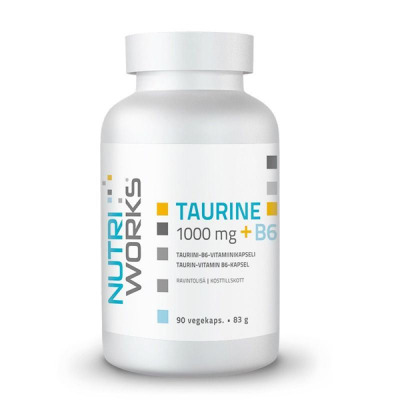 Taurine 1000 mg + B6  90 kapslí 