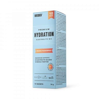 Premium Hydration Electrolyte mix 10x 7g - pomeranč-marakuja 