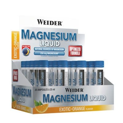 Magnesium Liquid 20x 25ml. - pomeranč 